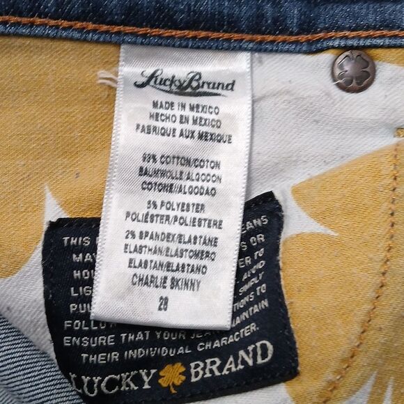 Lucky Brand Charlie Skinny Jeans Sz 6 NWOT - Picture 10 of 10